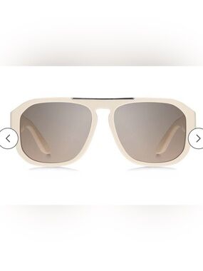 Givenchy ivory Oversized Square unisex Sunglasses